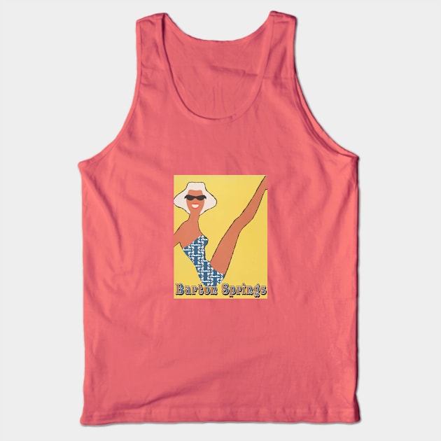 Barton Springs, Austin Texas Tank Top by YesterCool